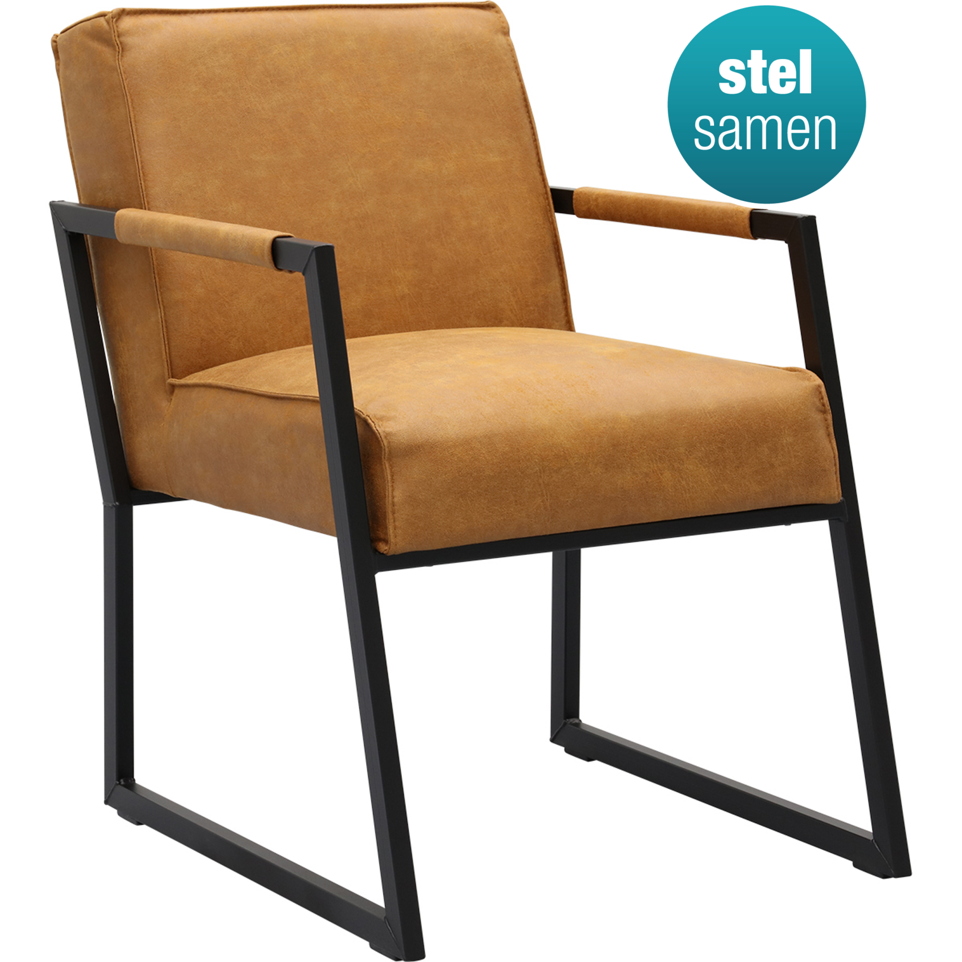 Eetkamerstoel Kenzo met open arm