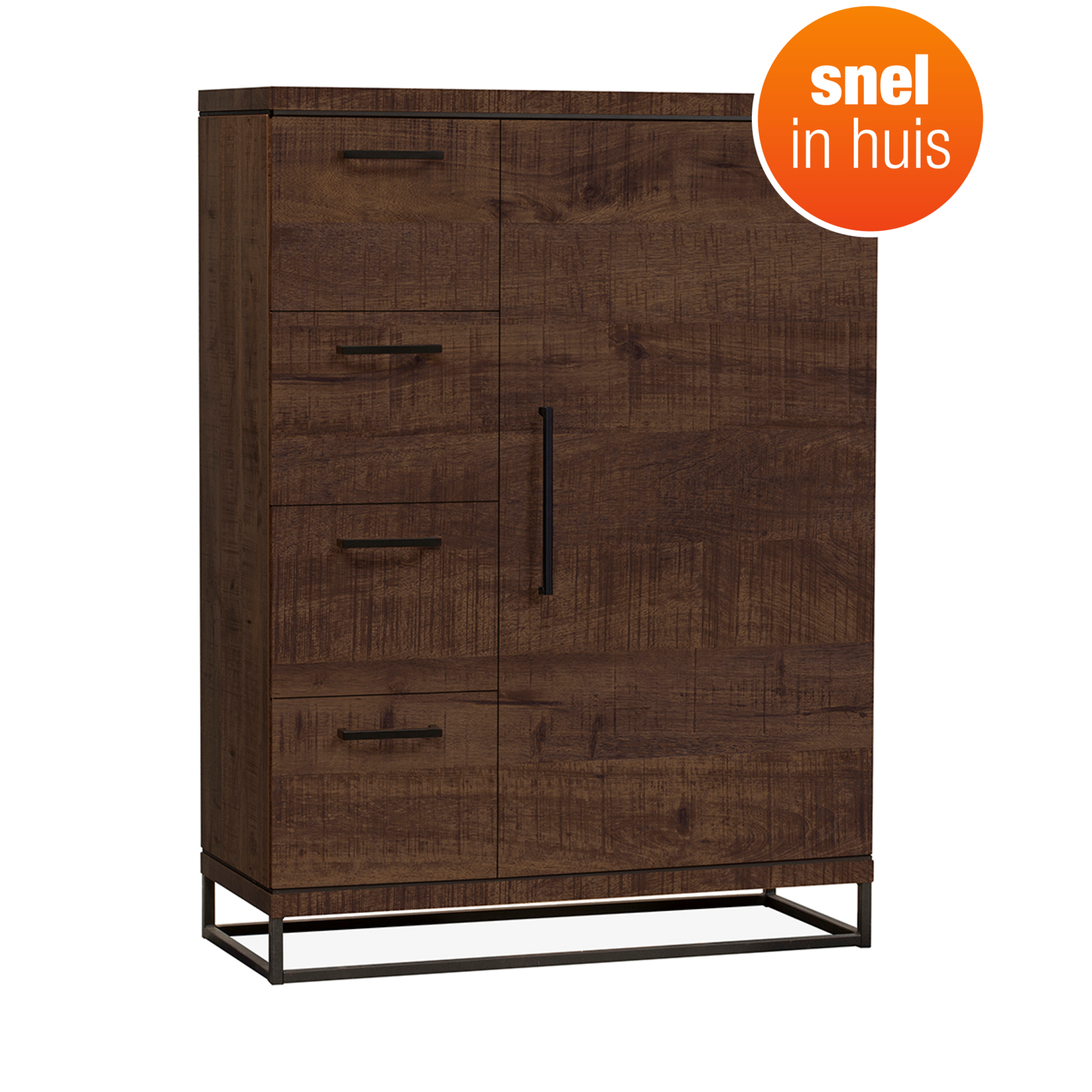 Barkast London laag dark mango