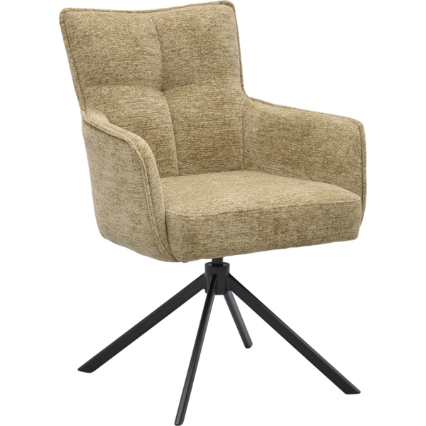 Eetkamerstoel Ocean met arm Light brown