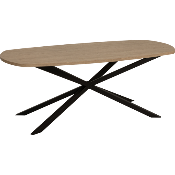 Eettafel Manu deens ovaal 200 cm