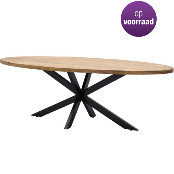 Eettafel Rico ovaal 240 x 110