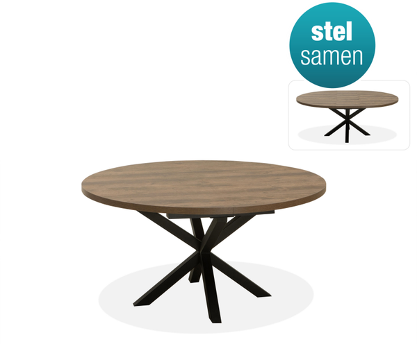 Uitschuiftafel Charly (Iris)