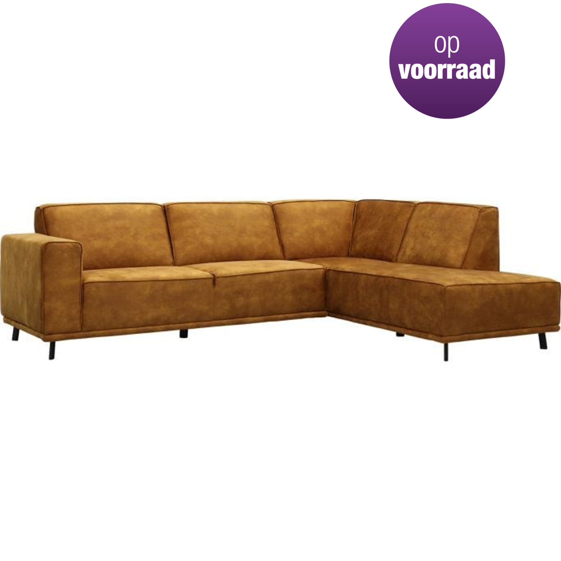 Hoekbank Oxford Palladium cognac