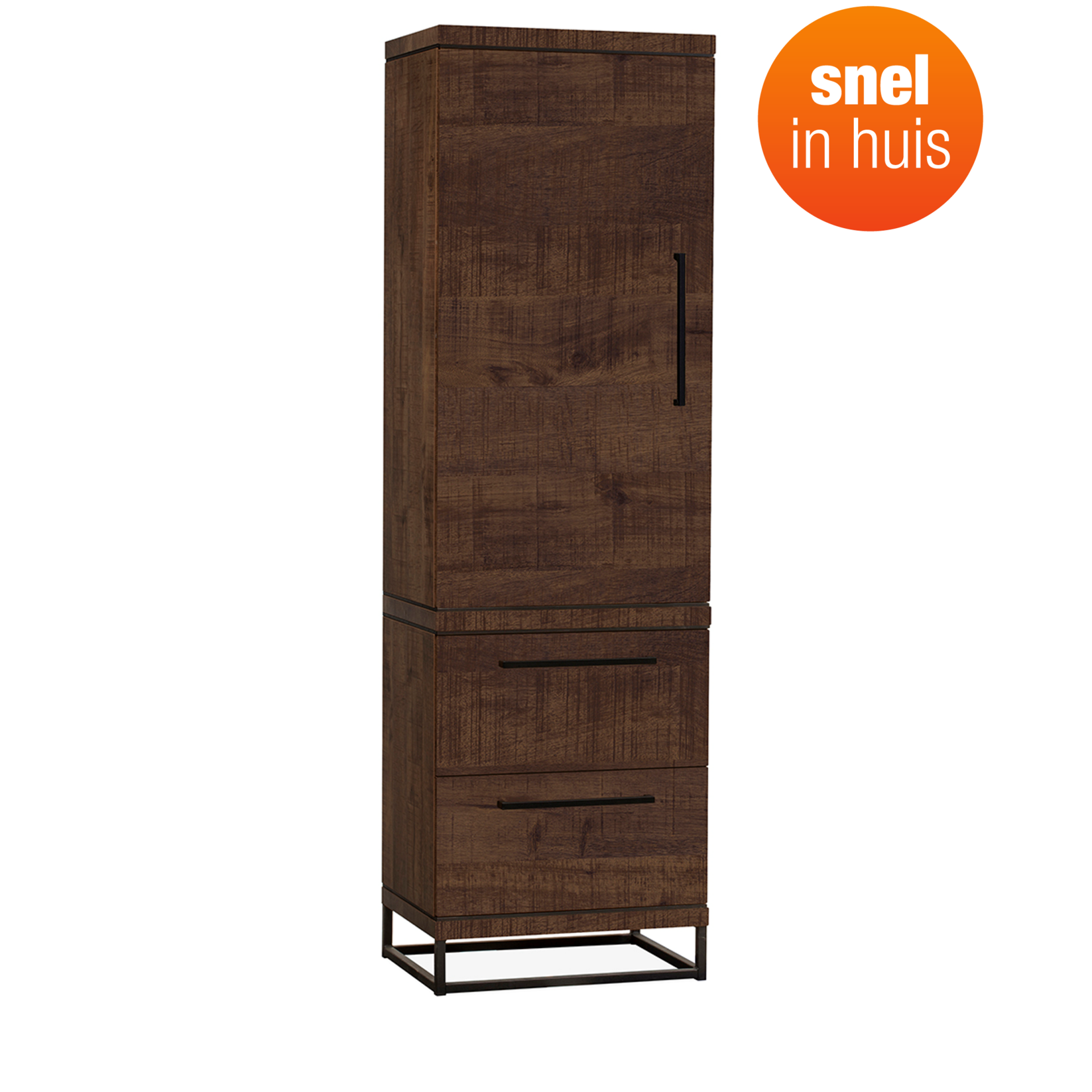 Wandkast London dark mango