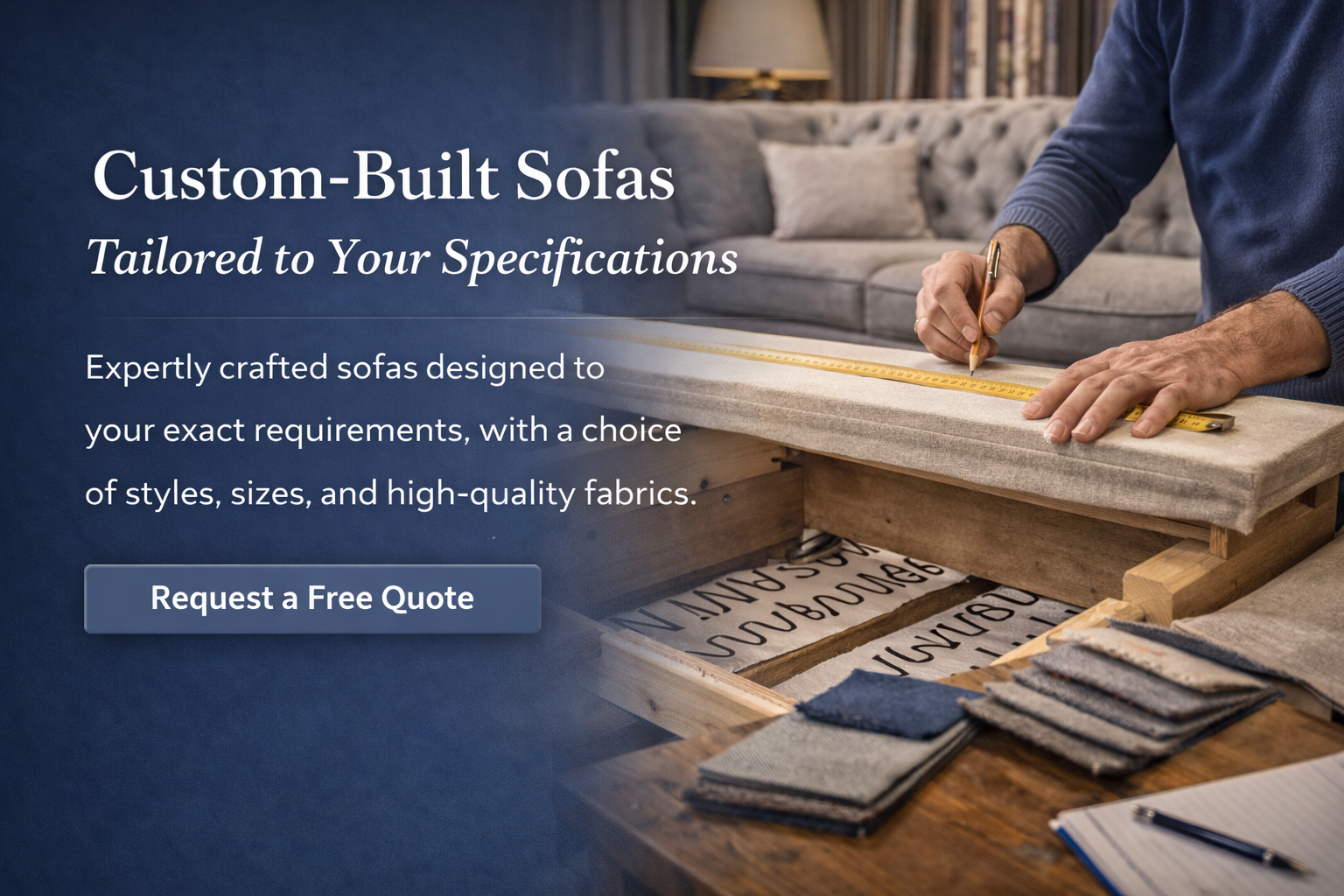 Custom-Built Sofas – Tailored to Your Specifications