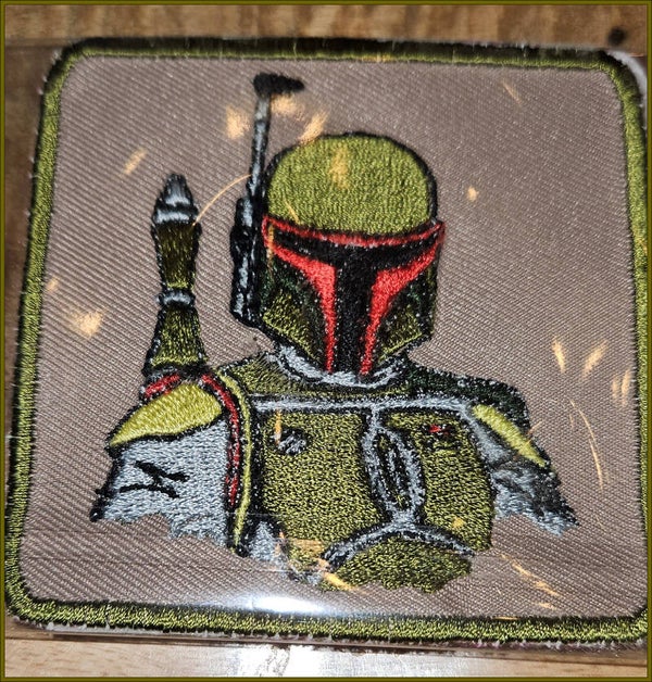 🌟 Écusson Brodé – Personnages Star Wars : Boba Fett 🌟