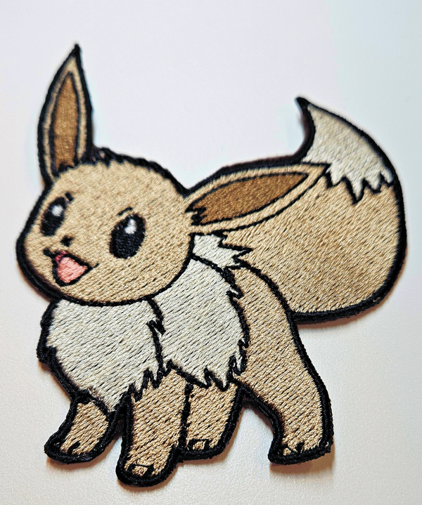 ⚡🦊Patch brodé Evoli kawaii – écusson Pokémon mignon
