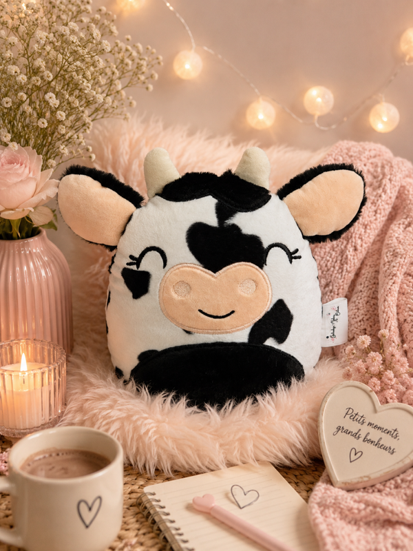 🐮 Peluche Boule “Douce Marguerite”