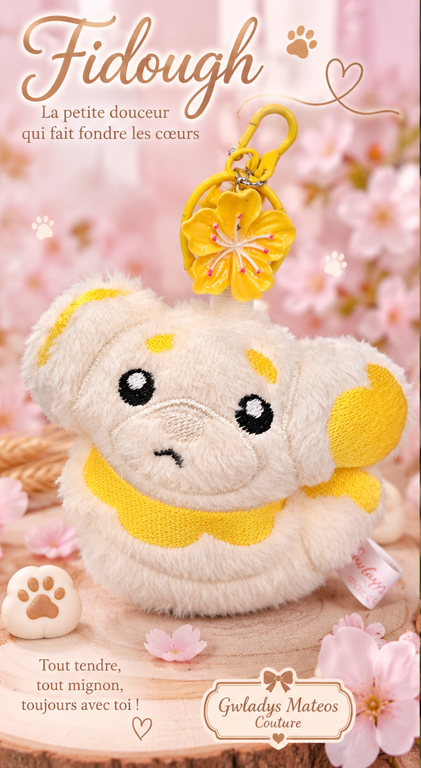 🧁 Porte-clé peluche Fidough