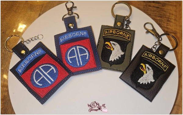 🦅 Porte-clé ITH – Logo Airborne 🦅
