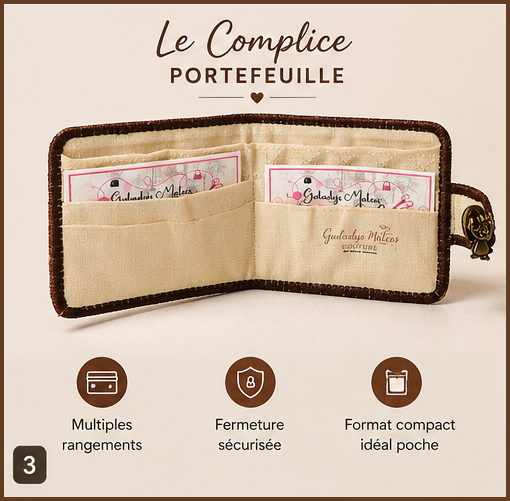 ✨ Le Complice – Portefeuille homme