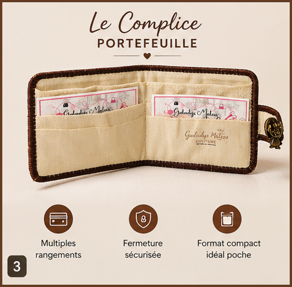 ✨ Le Complice – Portefeuille homme
