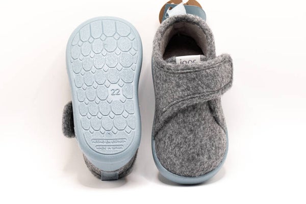 Chaussons - Gris / Bleu - Homie - Igor Barefoot