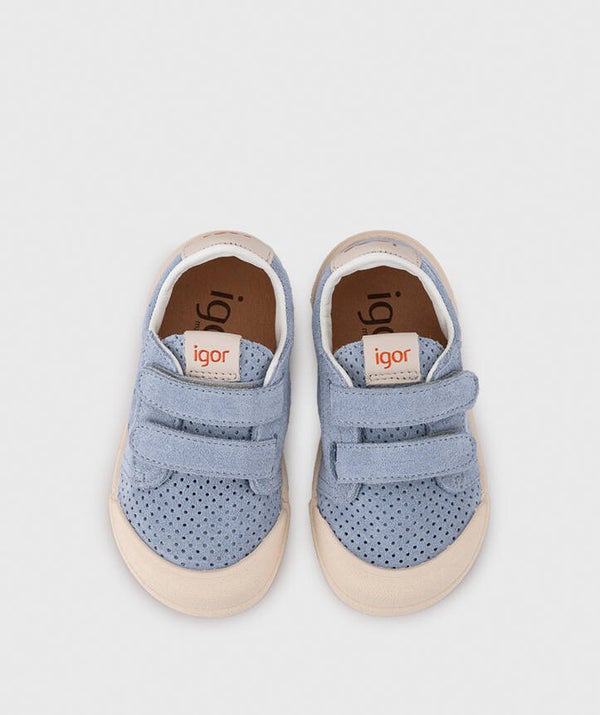 Tennis fresh - Celeste (bleu) - Igor Barefoot Medium