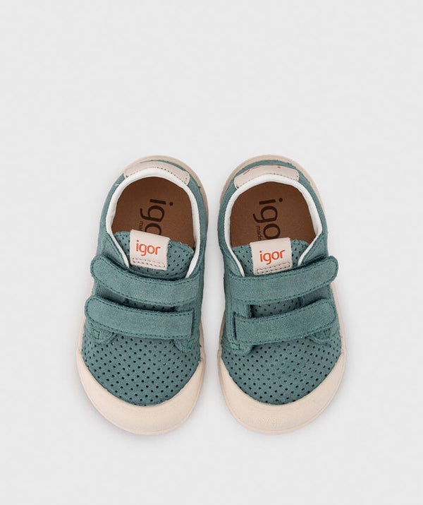 Tennis fresh - Salvia (Vert) - Igor Barefoot Medium