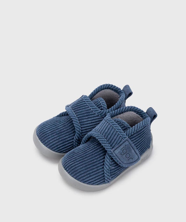 Chaussons - Velours Marine - Homie - Igor Barefoot Medium - W10310-003