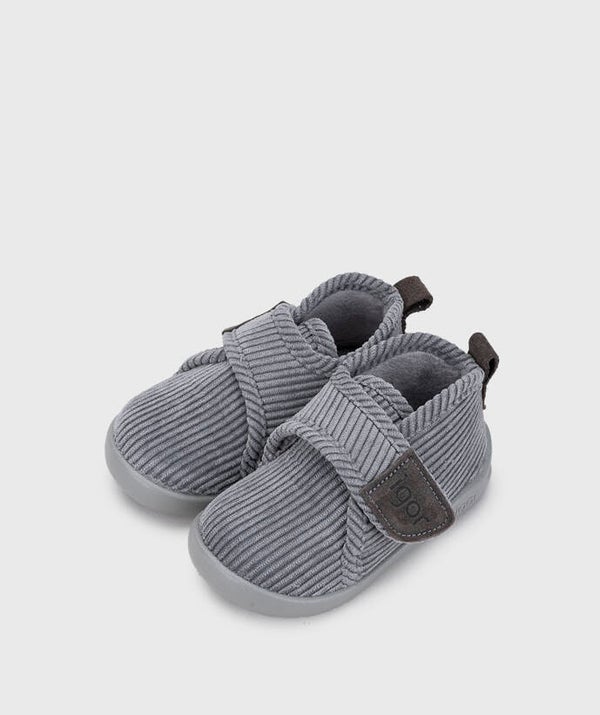Chaussons - Velours Gris - Homie - Igor Barefoot Medium - W10310-017