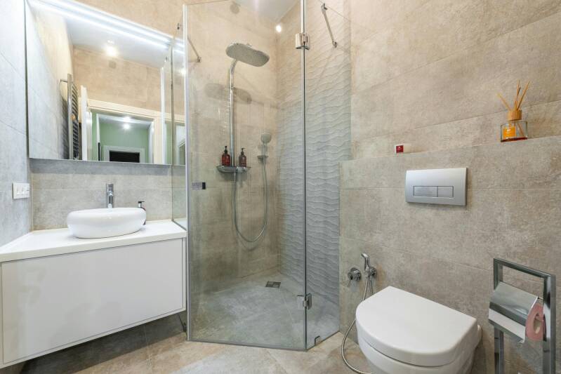 Bathrooms contain several plumbing connections, so unexplained dampness should be investigated.