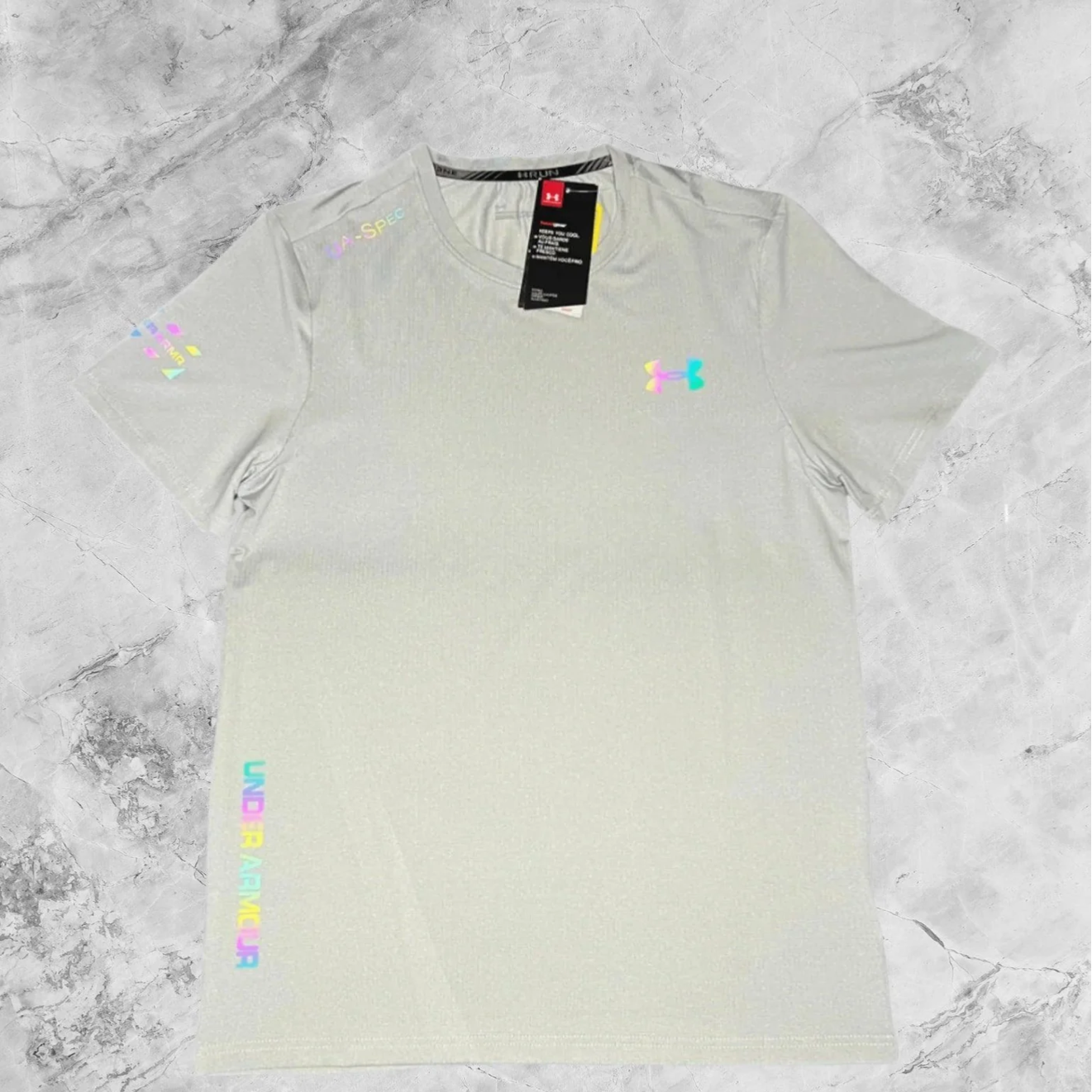 Graues Under armour t Shirt