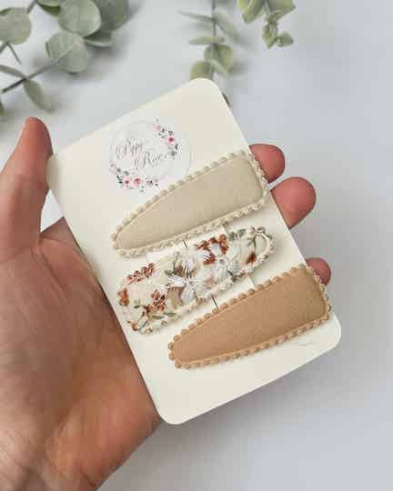 X3 material hair clips