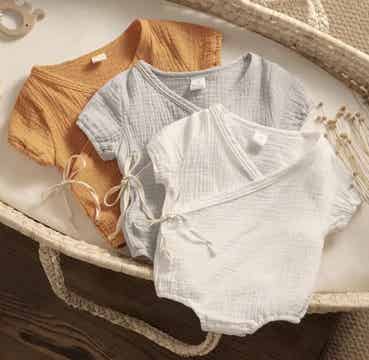 Muslin wrap romper