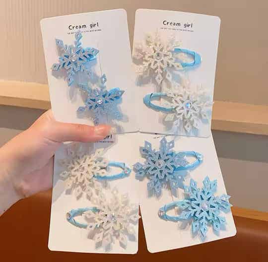 X2 icy hair clips