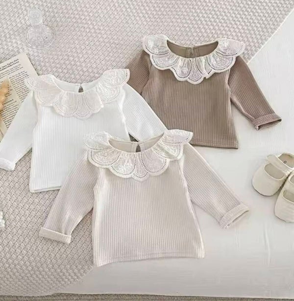 Frill collar top