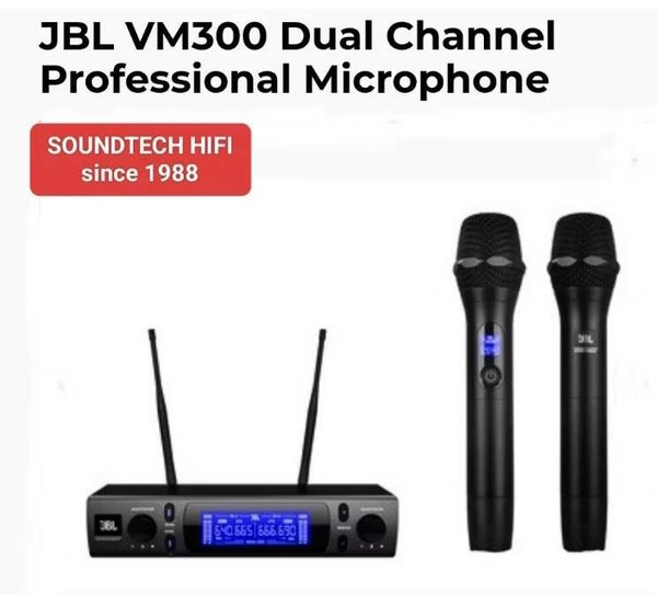 JBL VM300 UHF Wireless Microphone system