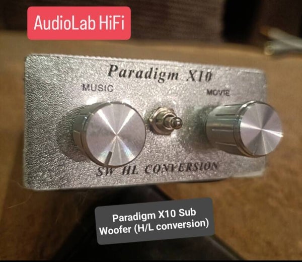Paradigm X10 SubWoofer Controller / HL Conversion
