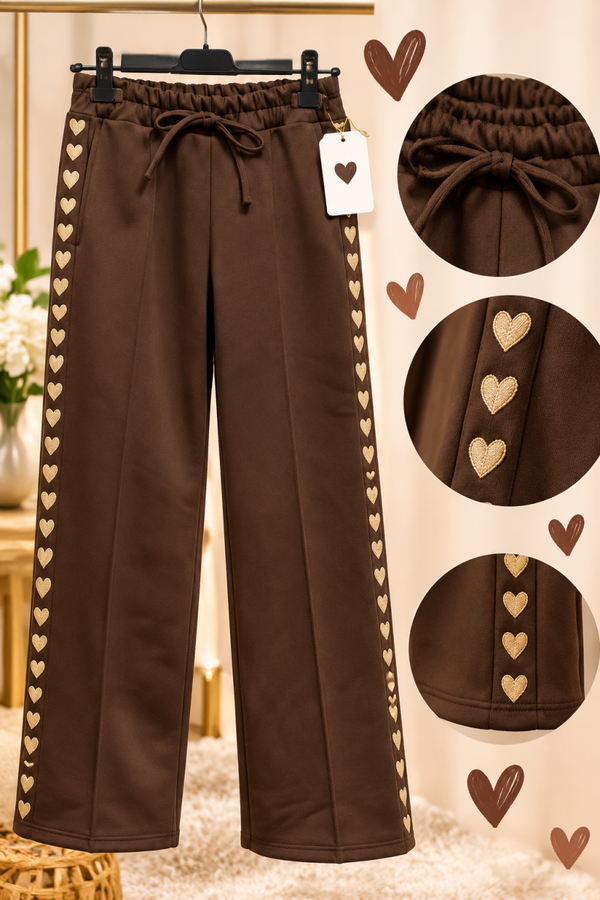 Golden Heart Pants – Chocolate Brown
