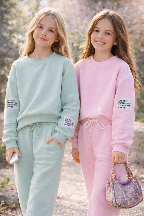 Labelset zacht roze