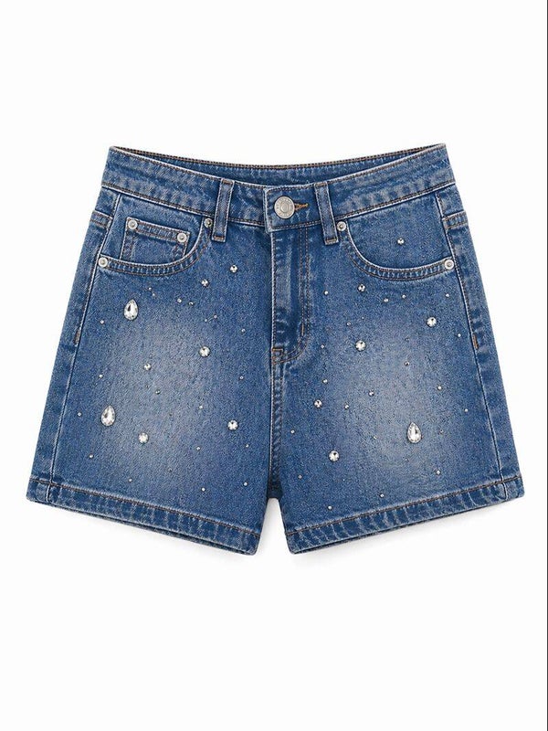 Sparkle Denim Short