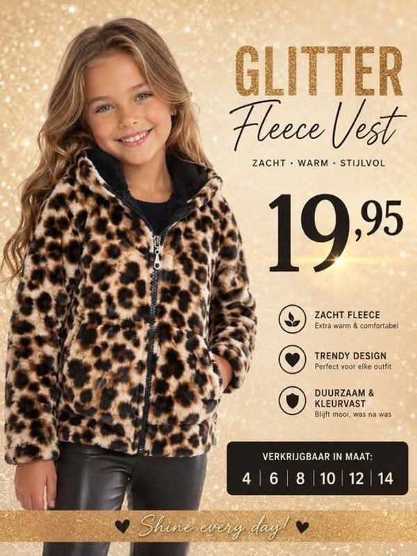 Wild Glow Fleece Vest