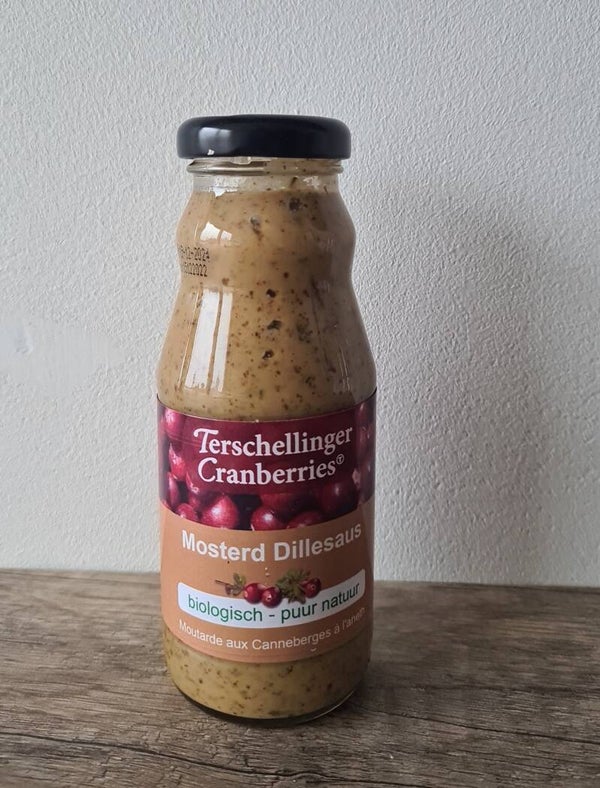 Bio Cranberry mosterd dille saus 200ml