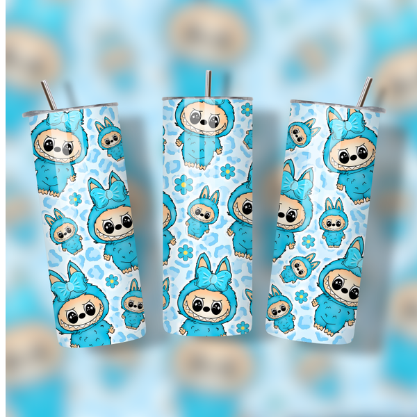 Labubu blue panter lover