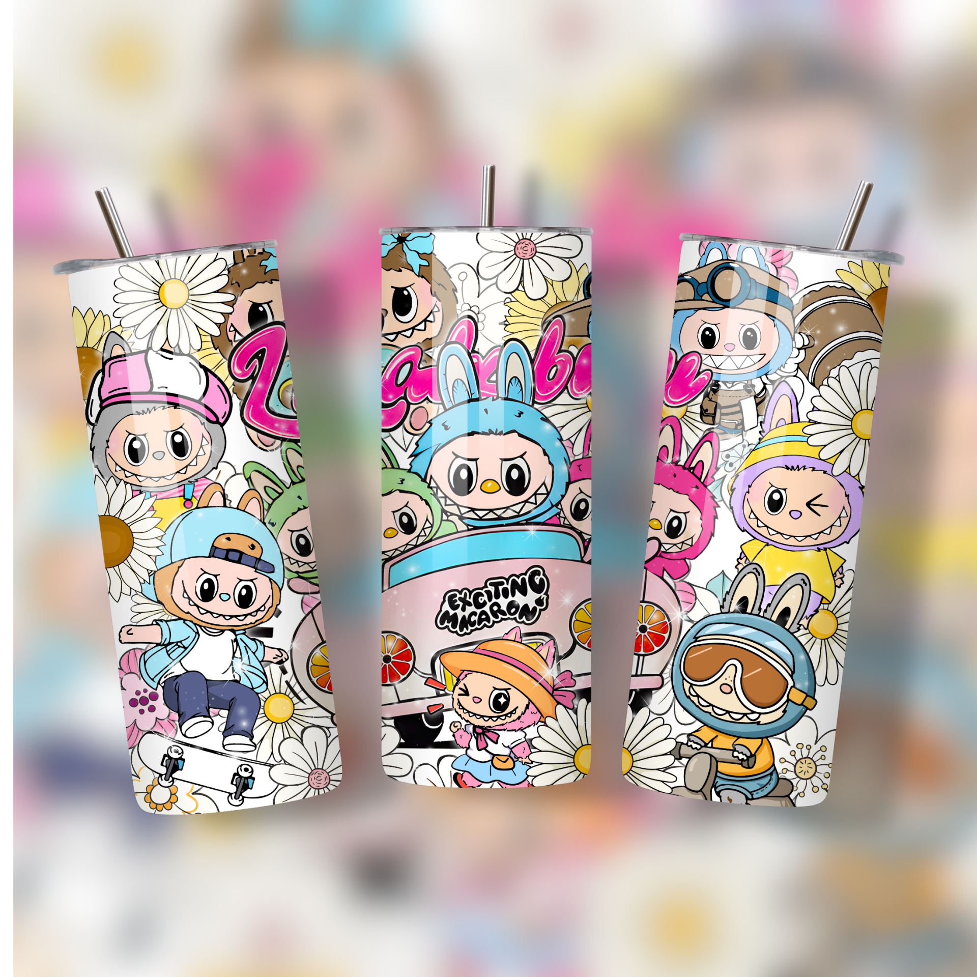 Labubu flower power