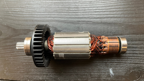 Restored Motor Armature Assembly & Yoke Unit for Makita DSS611z / BSS611z