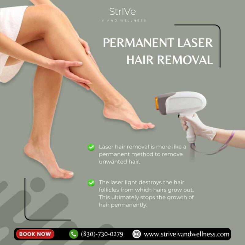 Permanent Laser Hair Removal in New Braunfels