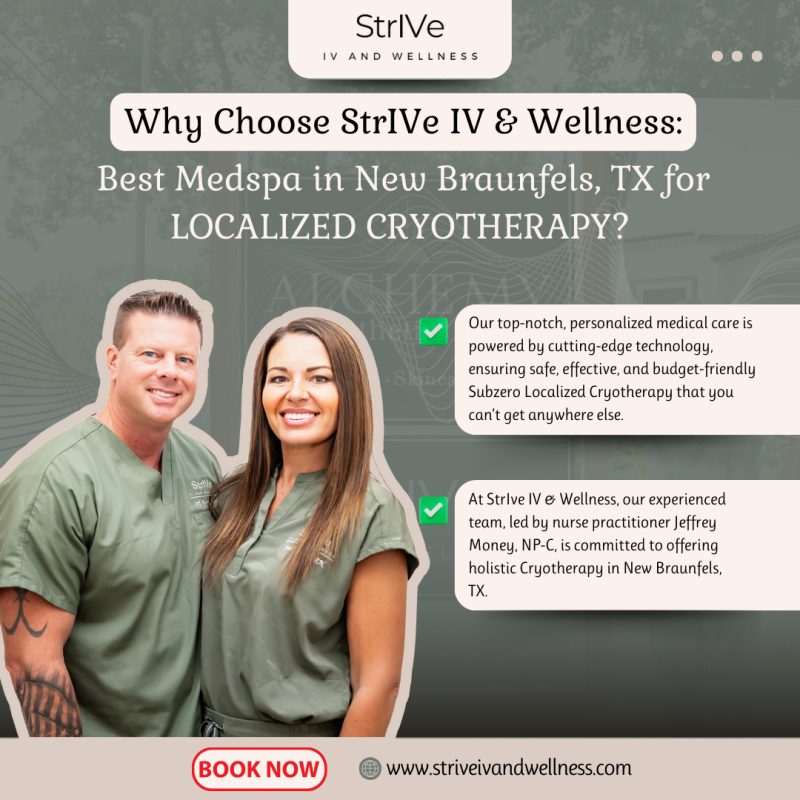 Best Medspa in New Braunfels, TX for Localized Cryotherapy