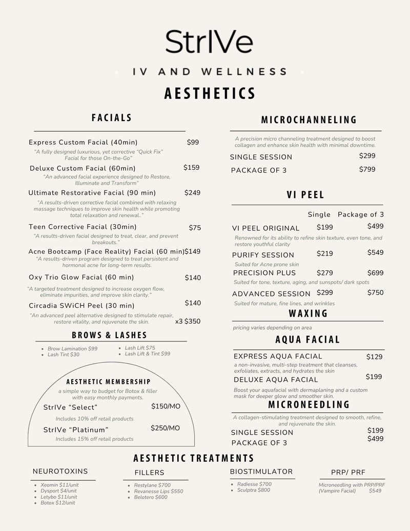 Price List