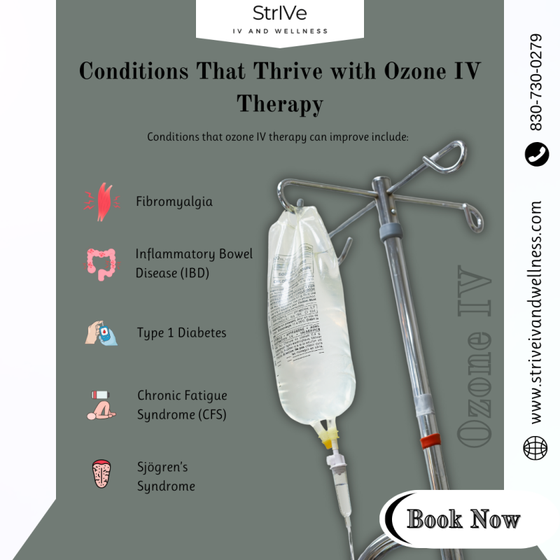 Conditions That Thrive with Ozone IV Therapy