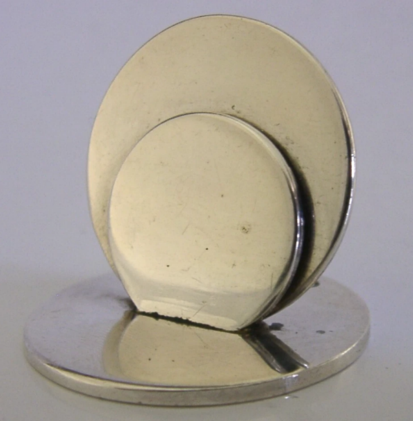 ASPREY ENGLISH SOLID STERLING SILVER MENU HOLDER PLACE MARKER 1903