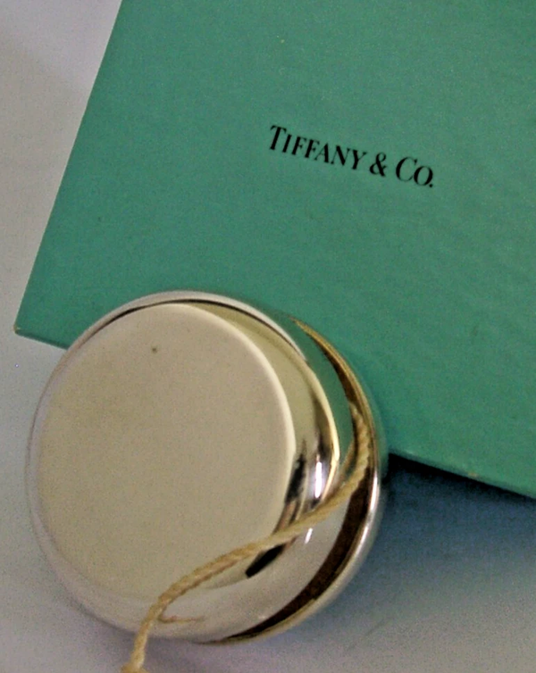 BOXED AMERICAN TIFFANY STERLING SILVER YOYO YO YO c1980 VINTAGE RETRO TOY