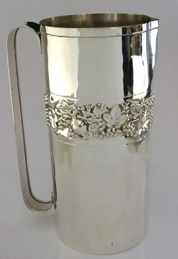 SUPERB 502g ITALIAN STERLING SILVER WINE COCKTAIL JUG c1980 BARWARE BRANDIMARTE