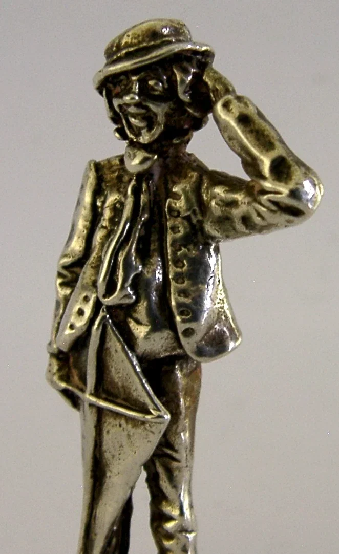 32g STERLING SILVER Mr DICK CHARLES DICKENS FIGURE 1977 DAVID COPPERFIELD