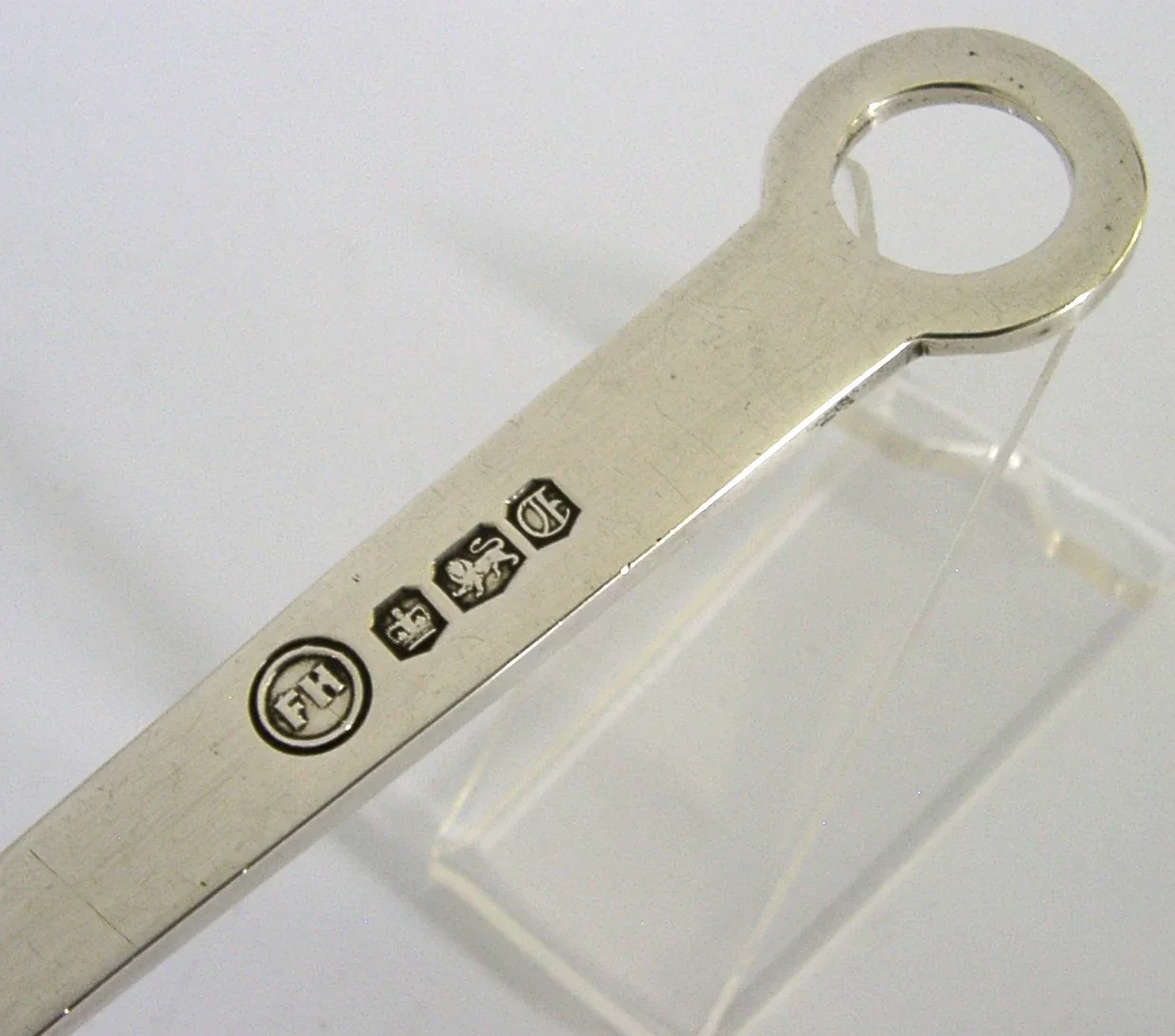 56g ENGLISH SOLID STERLING SILVER DESK LETTER ENVELOPE OPENER 1973 DESK ITEM