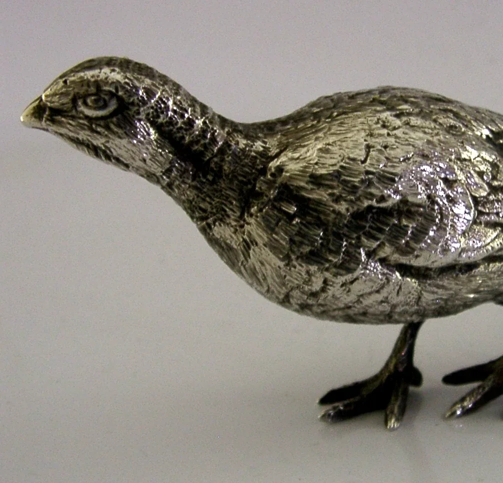5 inch 140g STERLING SILVER PHEASANT BIRD FIGURE 1977 HUNTING SHOOTING ANIMAL