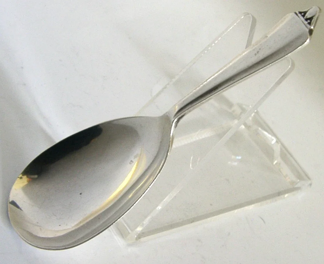 BEAUTIFUL 1965 ENGLISH SOLID STERLING SILVER TEA CADDY SPOON