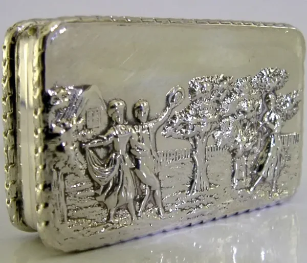 QUALITY ENGLISH STERLING SILVER BOX 1971 HEAVY 46g