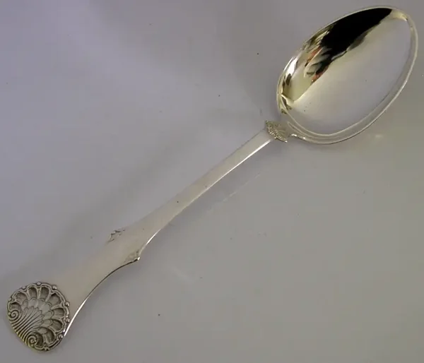 QUALITY NORWEGIAN SOLID SILVER SERVING SPOON c1920 NORWAY 38g ANTIQUE